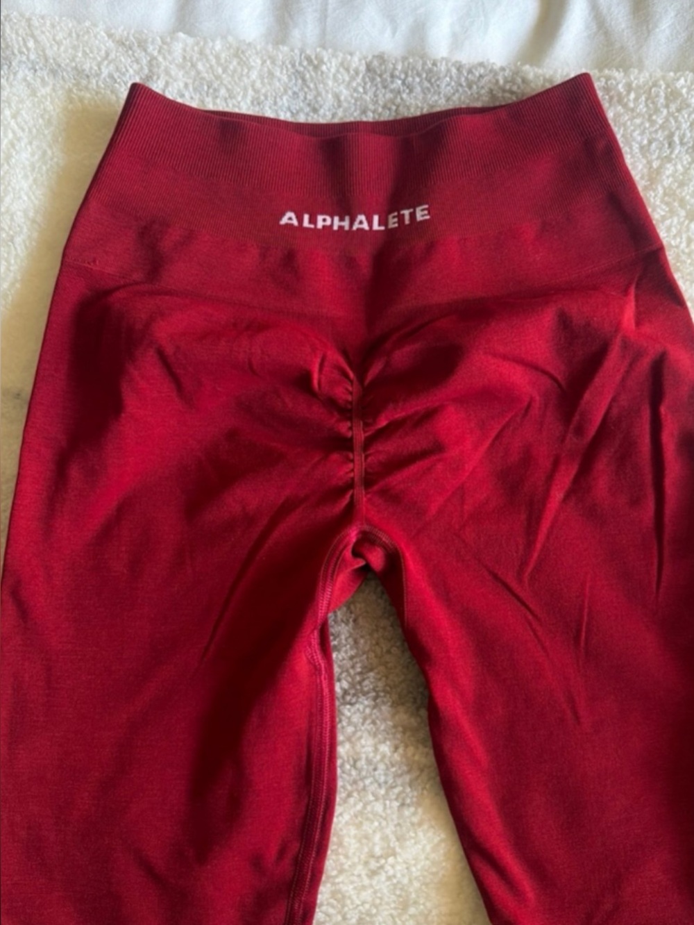 Alphalete deep burgundy leggings size small